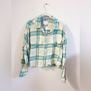 AE Cropped Vintage Flannel